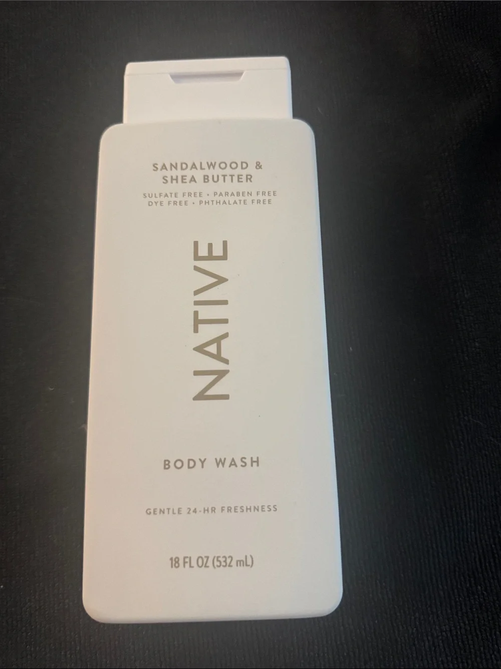 Brand NewNative Sandalwood & Shea Butter Body Wash - Cream White